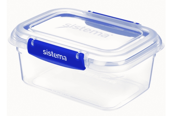 Sistema 881600, Container, Rektangulær, 1 L, Blå, Transparent, Plast, New Zealand | Köksutrustning - Förvaring - förvaringslådor | GameStuff