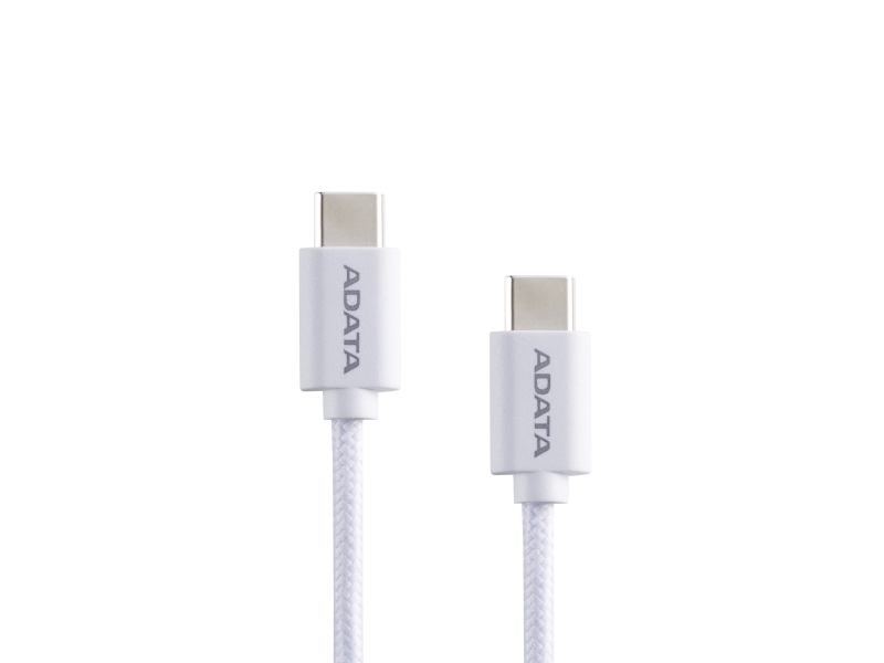 Adata Cacc-200Pn-Wh, 2 M, Usb C, Usb C, Usb 2.0, Weiß
