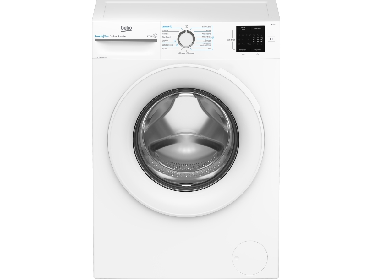 Beko B300 Bm3wfu3741w, Frontlader, 7 Kg, B, 76 Db, 1400 Rpm, A