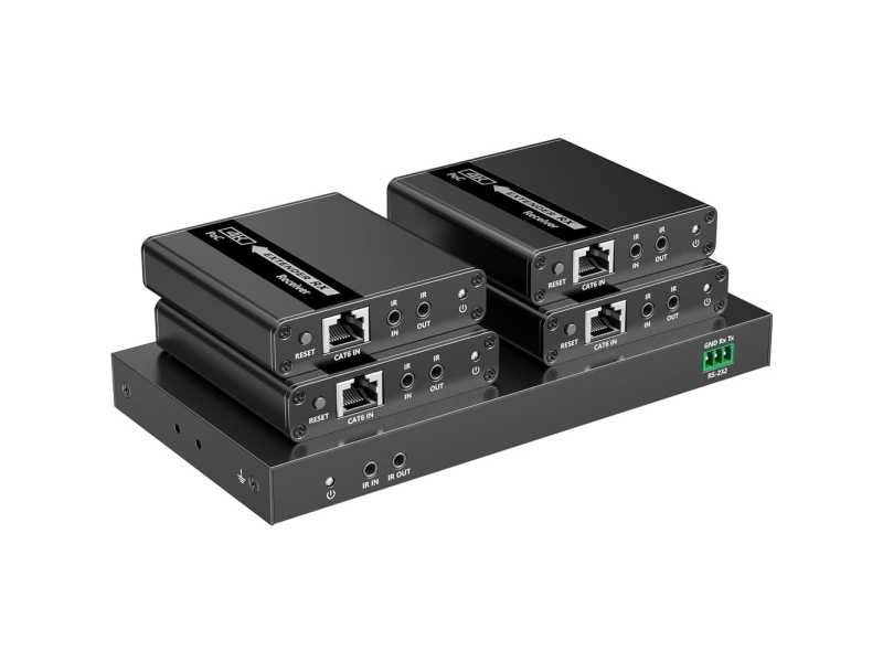 Techly Idata Ex-Hl41ty, 1920 X 1080 Pixel, Av Sender & Modtager, 40 M, Sort, Hdcp