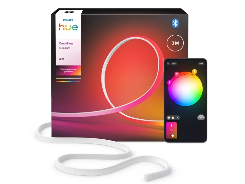 Philips Hue White and Color Gradient OmniGlow - Lysrem - LED - 60 W - klasse G - multifarvelys - 6500 K - 5 m - hvid