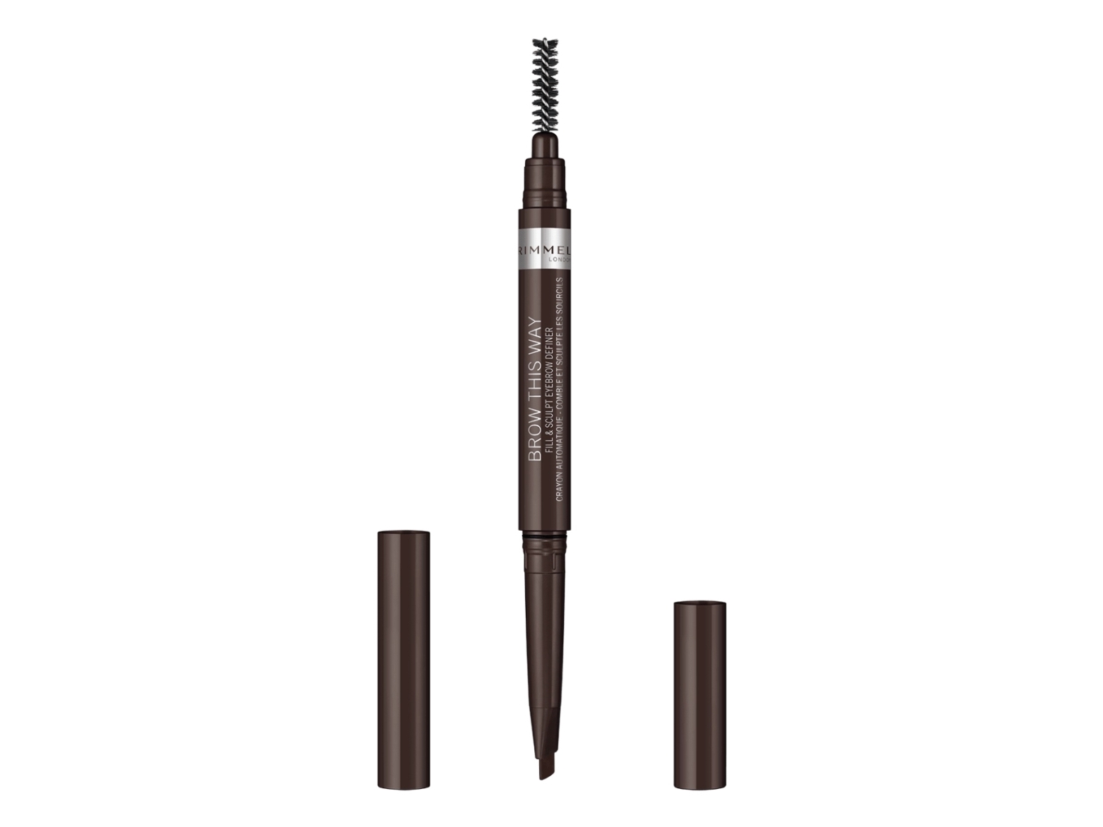 Rimmel London - Brow This Way - 03 Dark Brown - 0,25 g | Smink - Ansikte | GameStuff