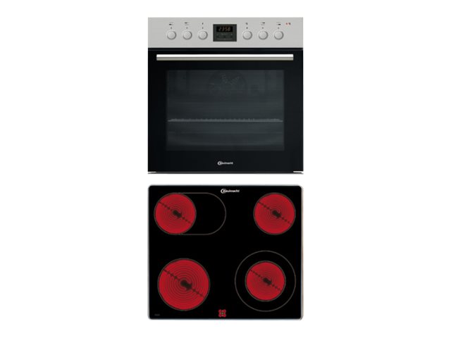 Bauknecht HEKO H200 - HVP2 KH5V IN+CHR 3462 IN - ovn med komfur - til indbygning - med selv-rengøring