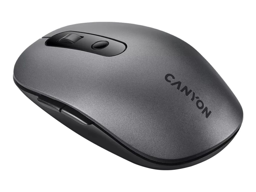 Canyon Cns-Cmsw09dg, Optisch, Rf Wireless + Bluetooth, 1600 Dpi, Grau
