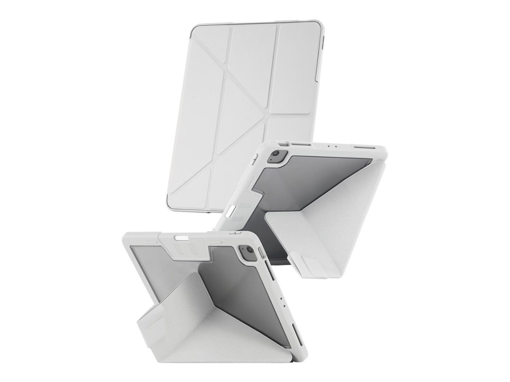 CARE by PanzerGlass - Vikbart fodral för surfplatta - termoplastisk polyuretan (TPU) - ljusgrå - för Apple 13-inch iPad Air (M2, M3) | Datorer & Surfplattor - Tillbehör till surfplattor - Covers & Väskor | GameStuff