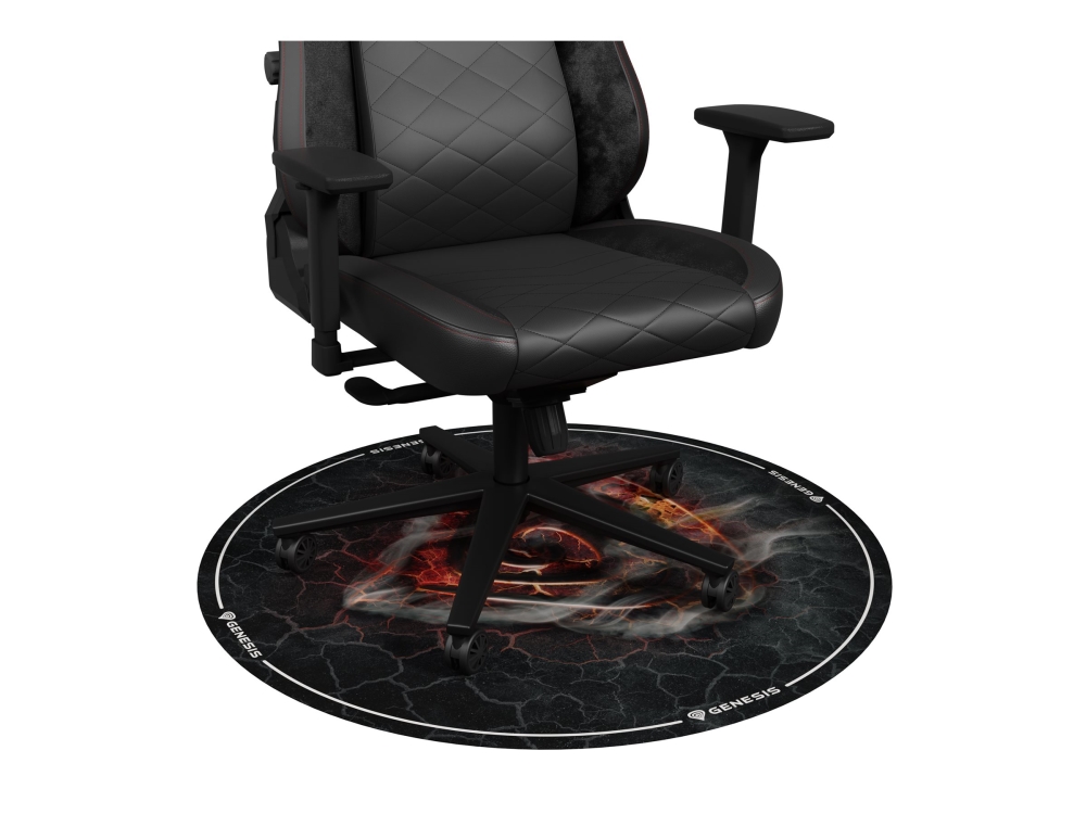 Genesis Tellur 400 - Gulvmåtte - Rund - 100 Cm - Lava - Mange Farver