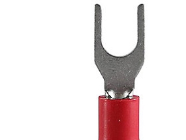 Nelco gaffelkabelsko M5 - Rød - (100 stk.) | EL Artiklar - Kablar och ledningar - Kabelsko och ärmar | GameStuff