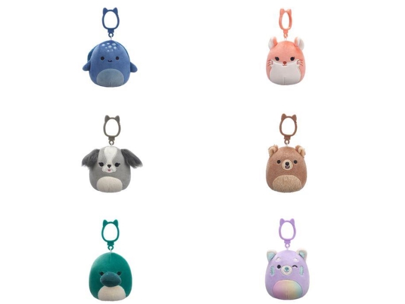 Toy Plush Sqshmllws Clip On 8Cm Sqjw3521