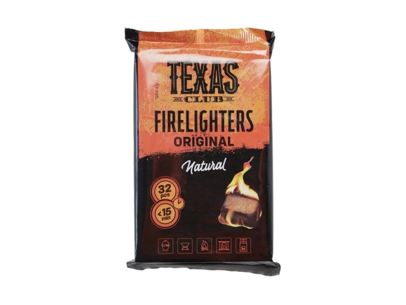 Texas_Club Lighters Texas Club, hardwood, 32 pcs