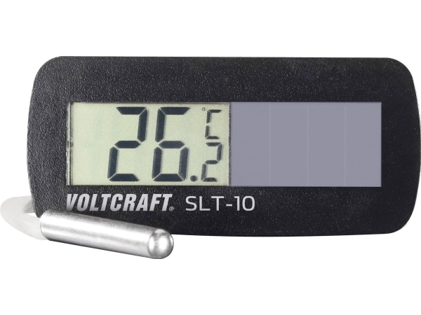 VOLTCRAFT SLT-10 Solar-Einbauthermometer, Indbygningsmål 60 x 26 mm, wasserdicht