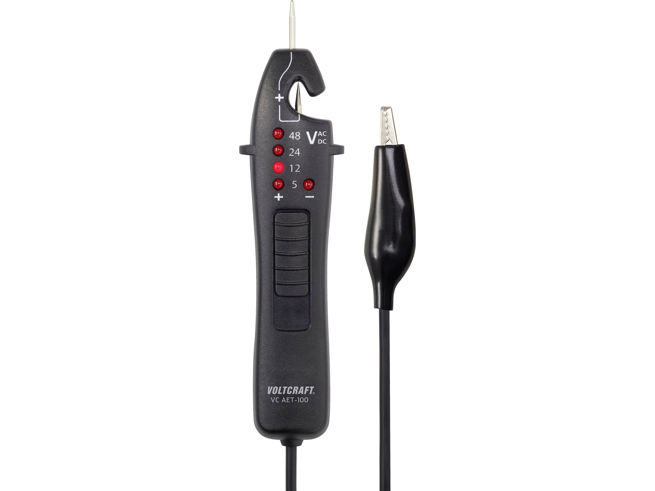 Voltcraft Vc Aet-100 Zweipoliger Spannungsprüfer Cat I Led