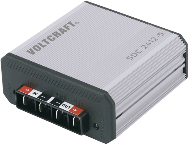 VOLTCRAFT SDC 2412-5 DC/DC Bim-konverterare 24 V/DC - 13,8 V/DC/7 A 70 W | Komponenter - Elektronik - DC/DC-omvandlare | GameStuff