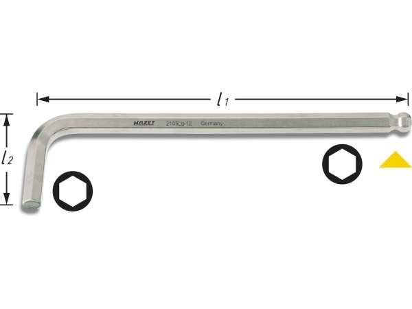 Hazet HAZET Vinkelskruvmejsel Unbrako 1,5 mm | Verktyg & Verkstad - Skruvmejsel - Sexkantnycklar | GameStuff