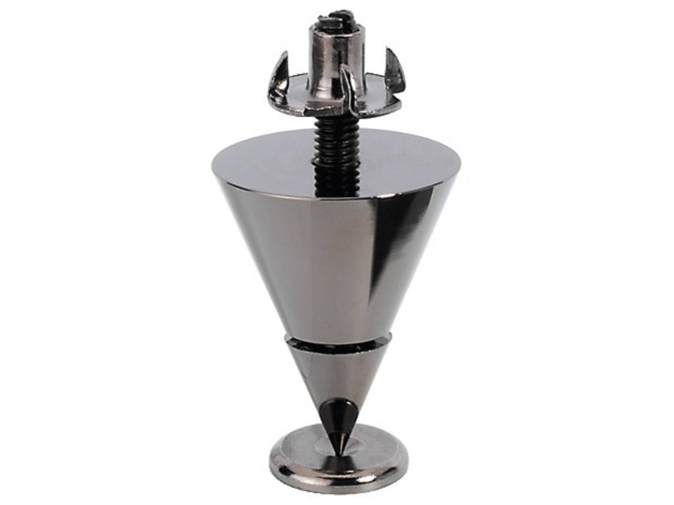 Monacor SPS-30/SC, Stål, Krom, 1 ben, 4 stk | TV, Ljud & Bild - Högtalarkomponenter - konstruktion utrustning | GameStuff