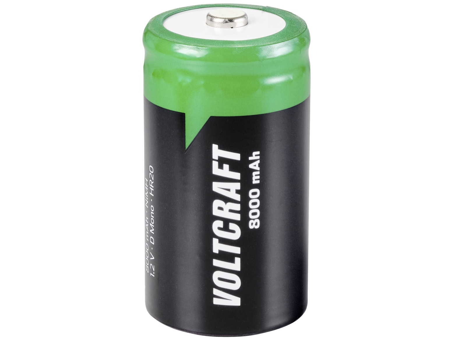 Voltcraft Hr20 Wiederaufladbare D-Batterie Nimh 8000 Mah 1,2 V 1 Stück