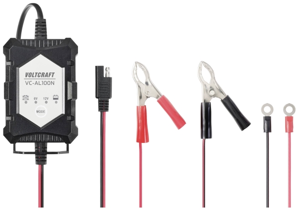 VOLTCRAFT VC-AL100N VC-13188600 Automaattilaturi 6 V, 12 V 1 A 1 A (VC-13188600)