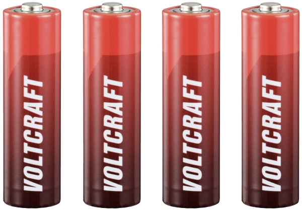 VOLTCRAFT LR06 AA-alkali-mangaaniparisto 3000 mAh 1,5 V 4 kpl 4 kpl