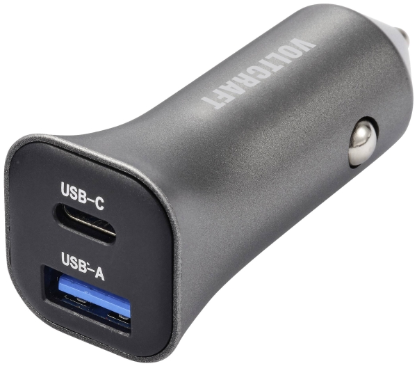 Voltcraft Cps-38W/ 2 Vc-Ra381 Vc-1399990870 Auto Usb-Ladegerät Ausgangsstrom Max. 3 A 2 X Usb-A, Usb-C Buchse