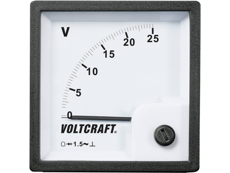 VOLTCRAFT AM-72x72/25V | EL Artiklar - Andra EL - Inbyggda mätinstrument | GameStuff