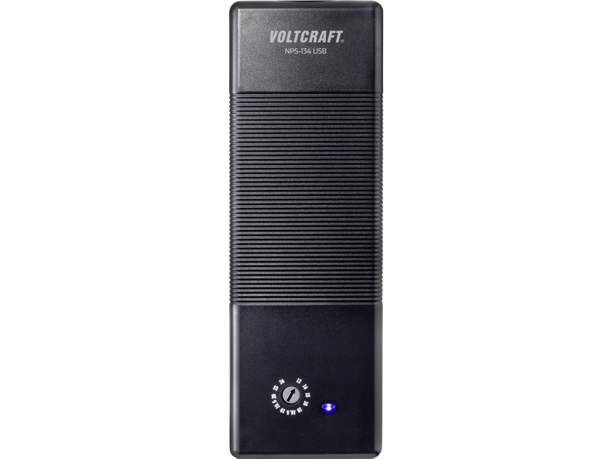 Voltcraft Nps-134 Usb Strømforsyning Til Bærbar Computer 134.5 W 12 V/Dc, 14 V/Dc, 15 V/Dc, 16 V/Dc, 18 V/Dc, 18,5 V/Dc, 19 V/Dc, 19,5 V/Dc, 20 V/Dc,