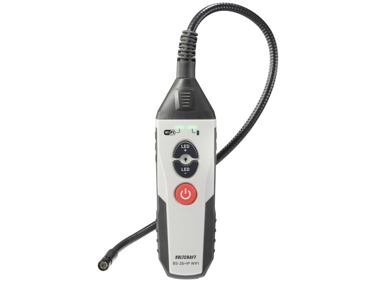Voltcraft Bs-26+Ip Wifi Endoskop Sonde Ø: 9 Mm Sondenlänge: 1 M