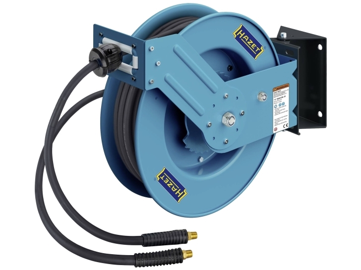 warehouse linden----Schlauchaufroller offen 9040OS-10, 20 Meter (blau, 2 Meter Anschlussschlauch)