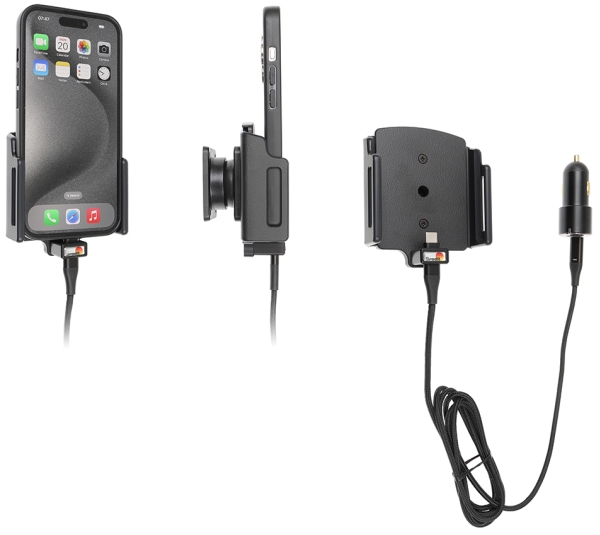 Brodit 721376, Handy/Smartphone, Aktive Halterung, Auto/Innenbereich, Schwarz