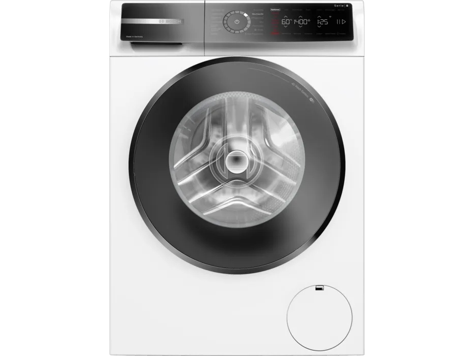 Bosch Serie 8 WGB244071, Edestä täytettävä, 9 kg, B, 69 dB, 1400 RPM, A
