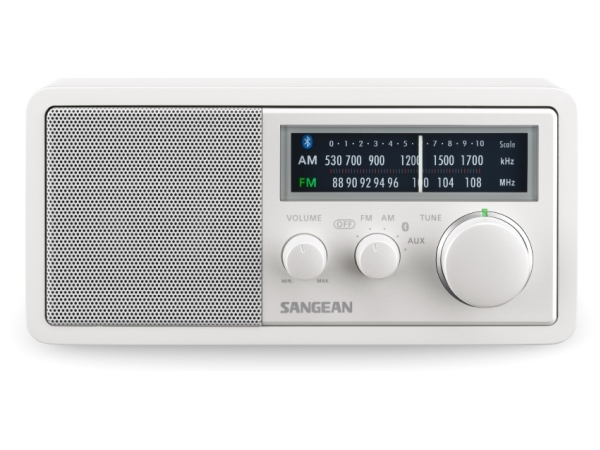 Sangean WR-11BT+ LE skrivbordsradio, vit | TV, Ljud & Bild - Stereo - Radio (DAB och FM) | GameStuff