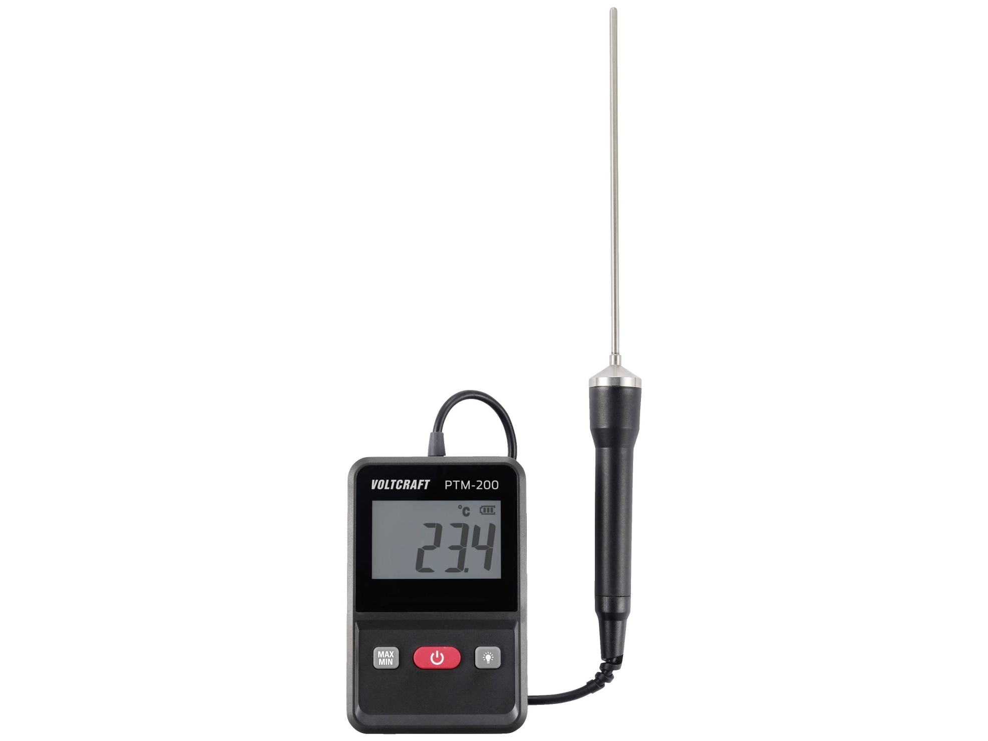 Voltcraft Ptm-200 Einstichthermometer Messbereich Temperatur -200 Bis 200 °C Sensortyp Pt1000 Kontaktmessung