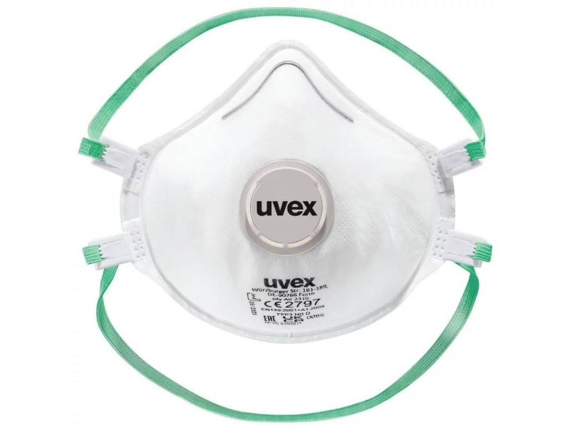 Uvex Silv-Air Classic 2310 8762313 Feinstaubmaske Mit Ventil Ffp3 15 Stück En 149:2001 + A1:2009 Din 149:2001 + A1:2009