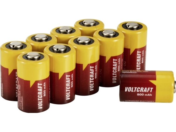 Voltcraft Cr2 Fotobatterie Lithium 800 Mah 3 V 10 Stk