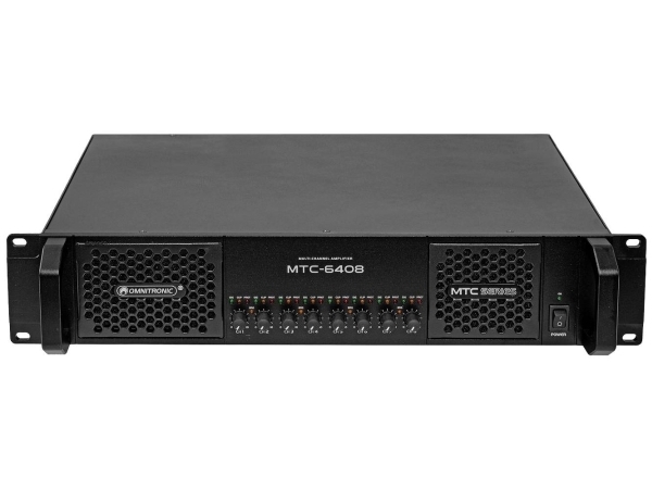 Omnitronic Mtc-6408 8-Kanals Effektforstærker (10452435)