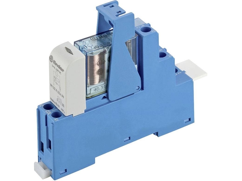 Finder 48.31.9.012.0050 Koblingsrelæ 12 V/Dc 10 A 1 X Skiftekontakt 10 Stk