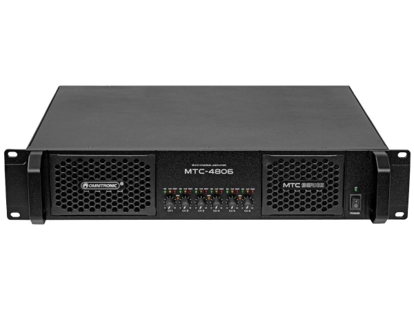 Omnitronic Mtc-4806 6-Kanals Effektforstærker (10452433)