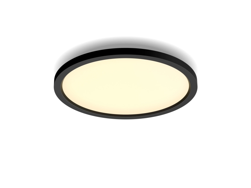 Philips Aurelle panel, rundt, Intelligent loftslys, Bluetooth, Sort, Aluminium, Variabel, 2000 K | Belysning - Inomhusbelysning - Armaturer | GameStuff