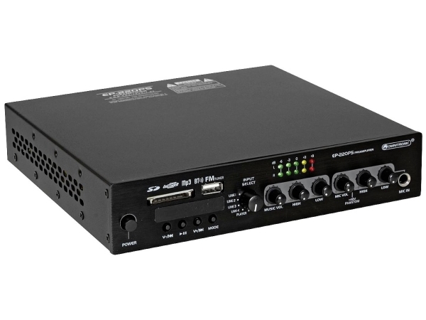 Omnitronic EP-220PS ELA-förförstärkare | TV, Ljud & Bild - Musikstudio - PA Teknik | GameStuff