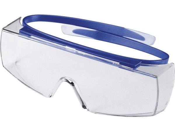 Uvex super OTG 9169 260 Overbrille inkl. UV-skydd Blå DIN EN 166 | Kläder & Säkerhet - Säkerhetsutrustning - Säkerhetsglasögon | GameStuff