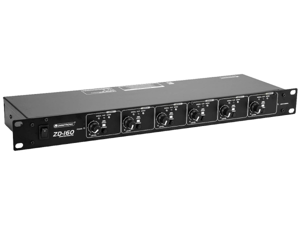 Omnitronic ZD-160B #####Zone Distributor Sort | TV, Ljud & Bild - Musikstudio - Ljud - Studio - Inspelning | GameStuff