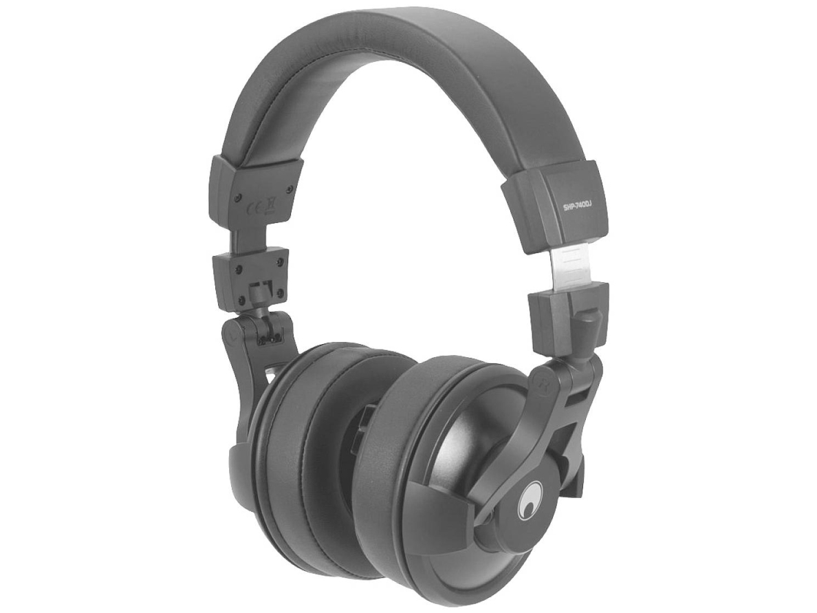 Omnitronic Shp-740Dj Over Ear Kopfhörer Kabelgebunden Dj Stereo Schwarz