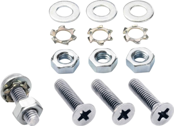 Monacor MZF-312/SW ##### Monteringsskruvssats | TV, Ljud & Bild - Musikstudio - PA Teknik | GameStuff