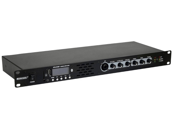 Omnitronic EPA-100BT PA-förstärkare RMS per kanal i 4 ohm: 50 W | TV, Ljud & Bild - Musikstudio - PA Teknik | GameStuff
