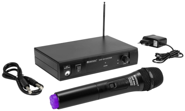 Omnitronic Vhf-101 Handsprechmikrofon Übertragungstyp:Drahtlos