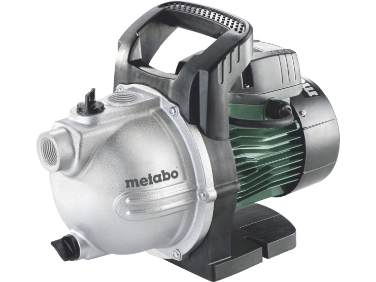 Metabo P 3300 G, 900 W, Vekselstrøm, 4,5 bar, 3300 l/t, Sort, Grøn, Sølv