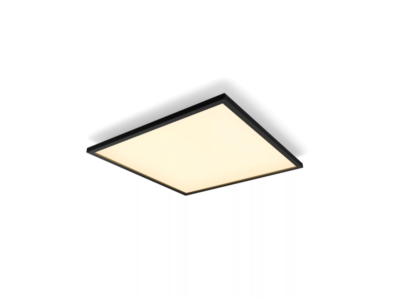 Philips Aurelle panel, kvadratisk, Intelligent loftslys, Bluetooth, Sort, Hvid, Aluminium, Variabel, 2200 K | Belysning - Inomhusbelysning - Armaturer | GameStuff