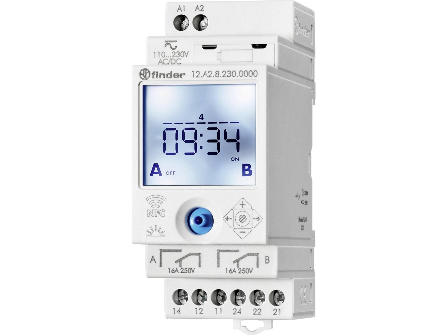 Finder 12.A2.0.024.0000 | EL Artiklar - Andra EL - Dygnsklocka & Strömförbrukningsmätare | GameStuff