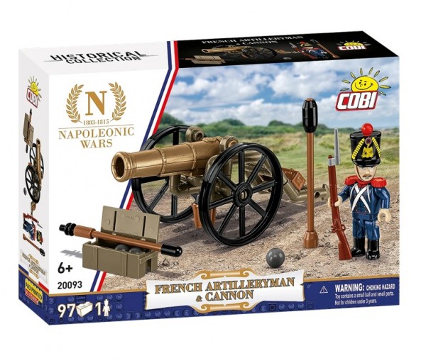 Cobi Blocks French Artilleryman $ Cannon
