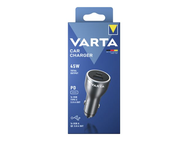 Varta Car Charger, Auto, Zigarettenanzünder, Schwarz