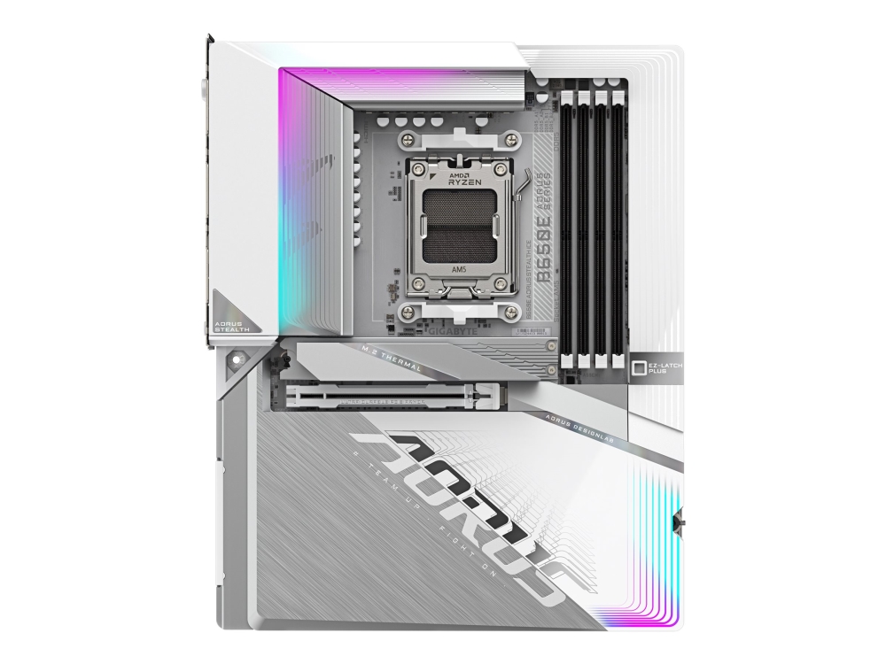 Gigabyte B650e Aorus Stealth Ice, Amd, Sockel Am5, Amd Ryzen 7000 Serie, Amd Ryzen 8000 Serie, Amd Ryzen 9000 Serie, Sockel Am5, Ddr5-Sdram, 256 Gb