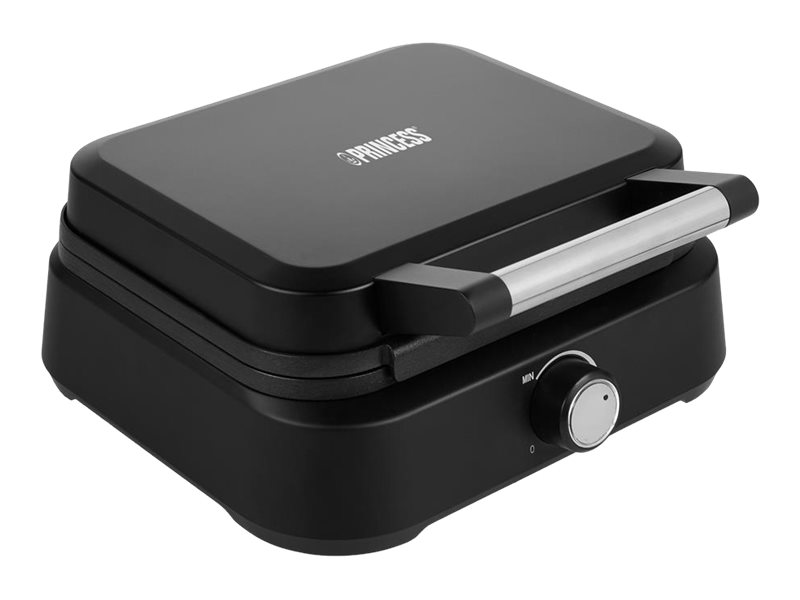 Princess 132398 Iron Deluxe - Vaffeljern - 1.5 Kw - Mat Sort